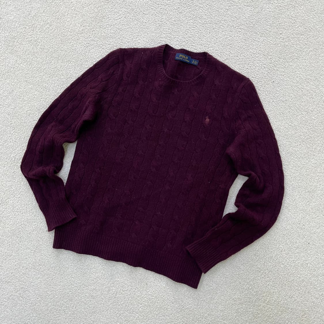 S 폴로랄프로렌 케이블 니트 0415M 상품이미지1