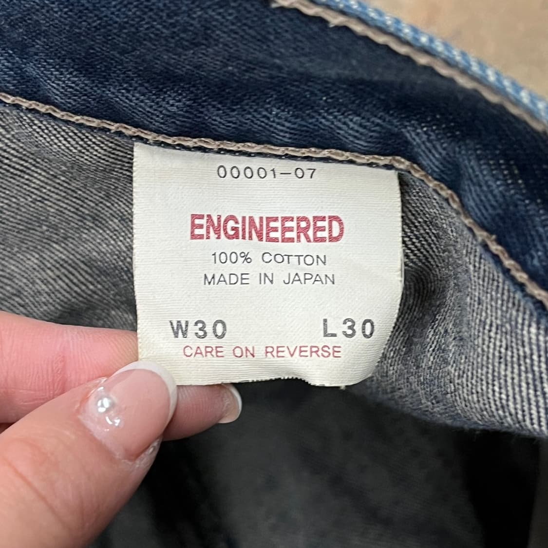 [정품/30] 리바이스 진청 데님 청바지 b18 상품이미지4