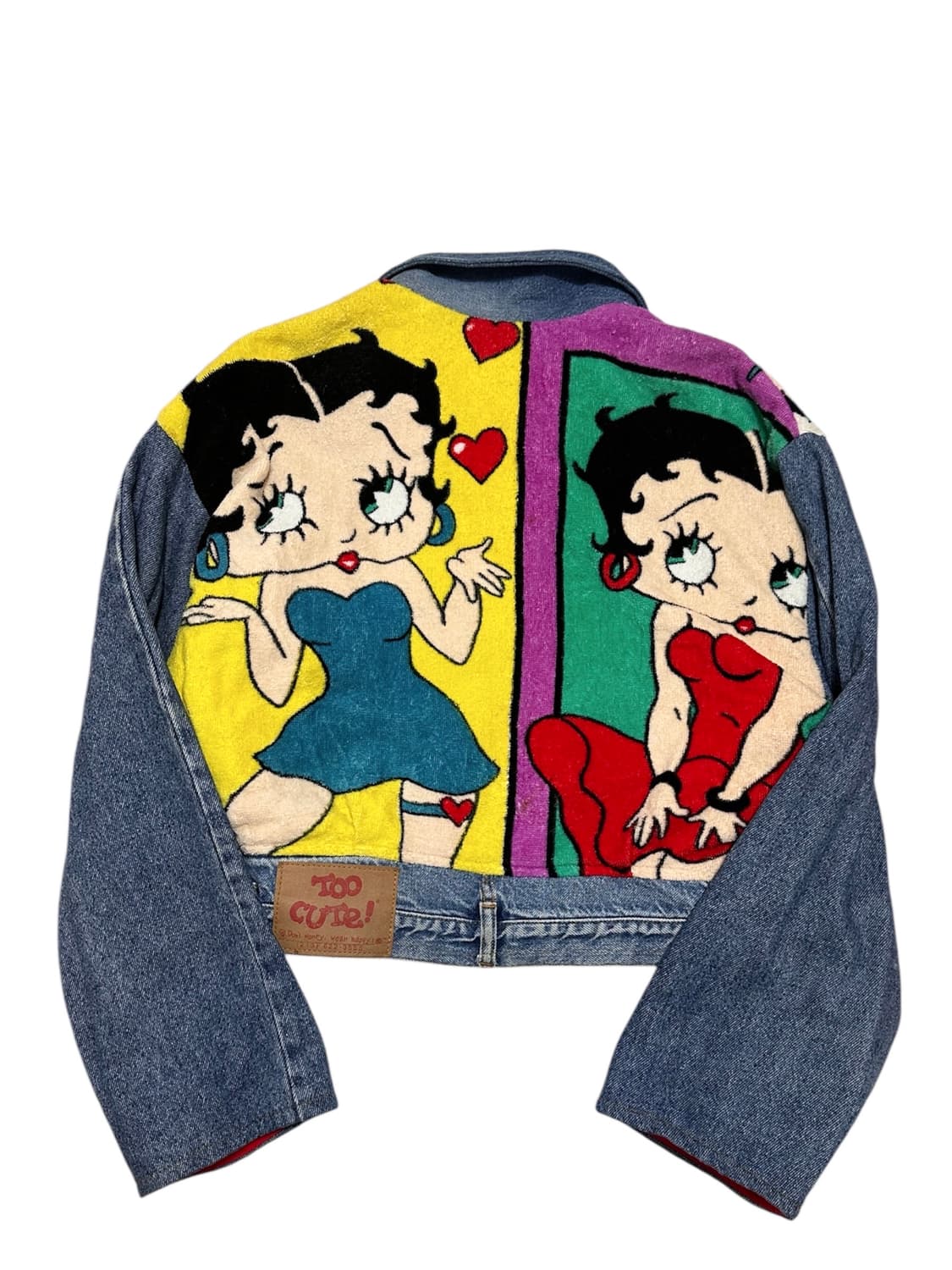 90s too cute 베티붑 데님 자켓 상품이미지5