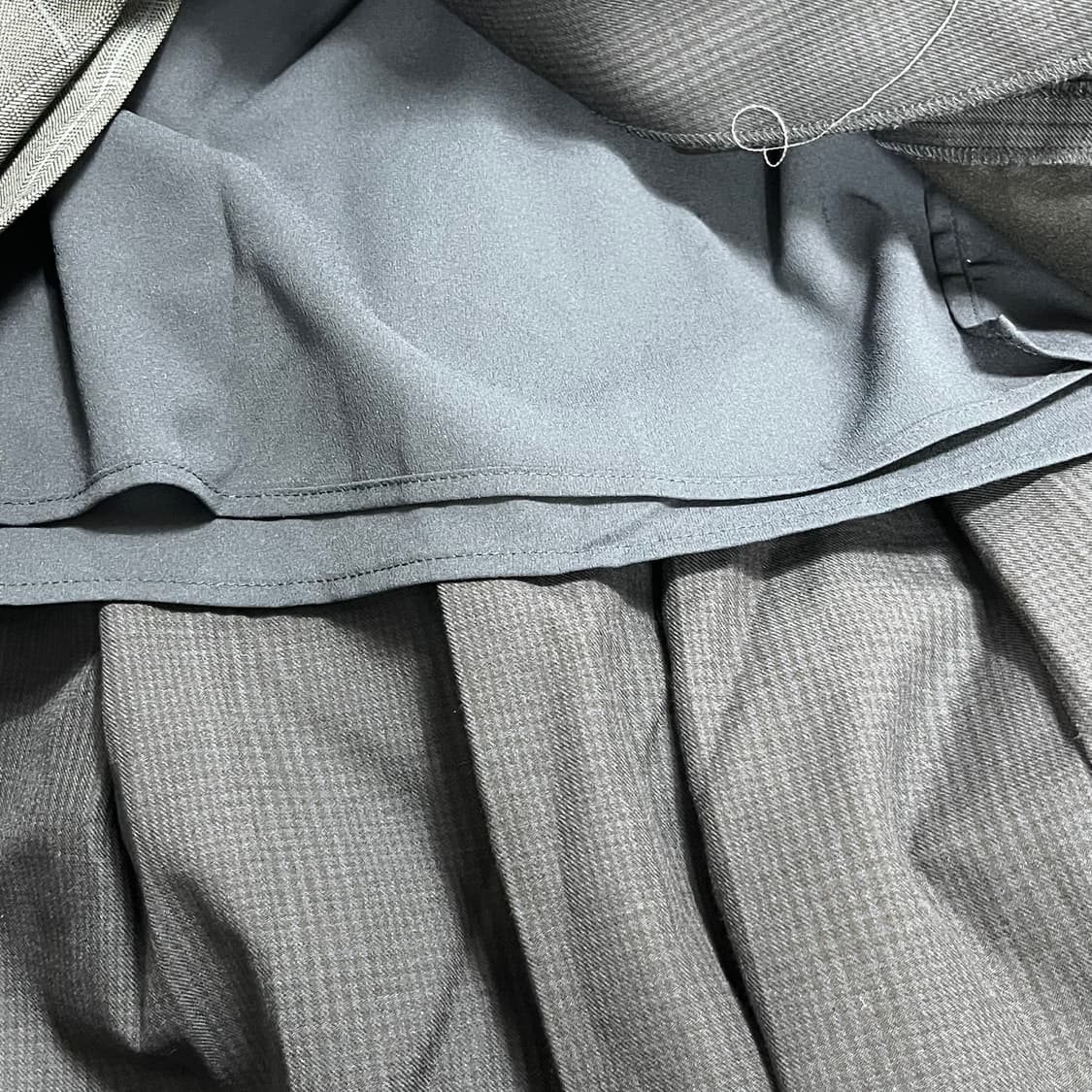 럭키슈에뜨 컬러 믹스 플리츠 스커트 상품이미지7