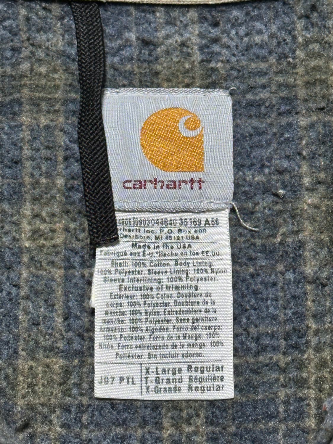 칼하트 디트로이트 자켓 J97 PTL 상품이미지7