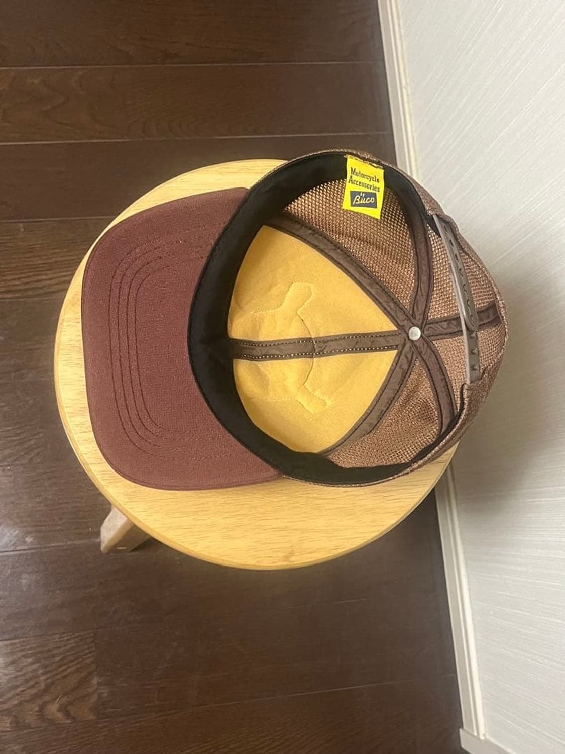 Buco 부코 리얼맥코이 빈티지 브라운 스컬 메쉬캡  상품이미지5