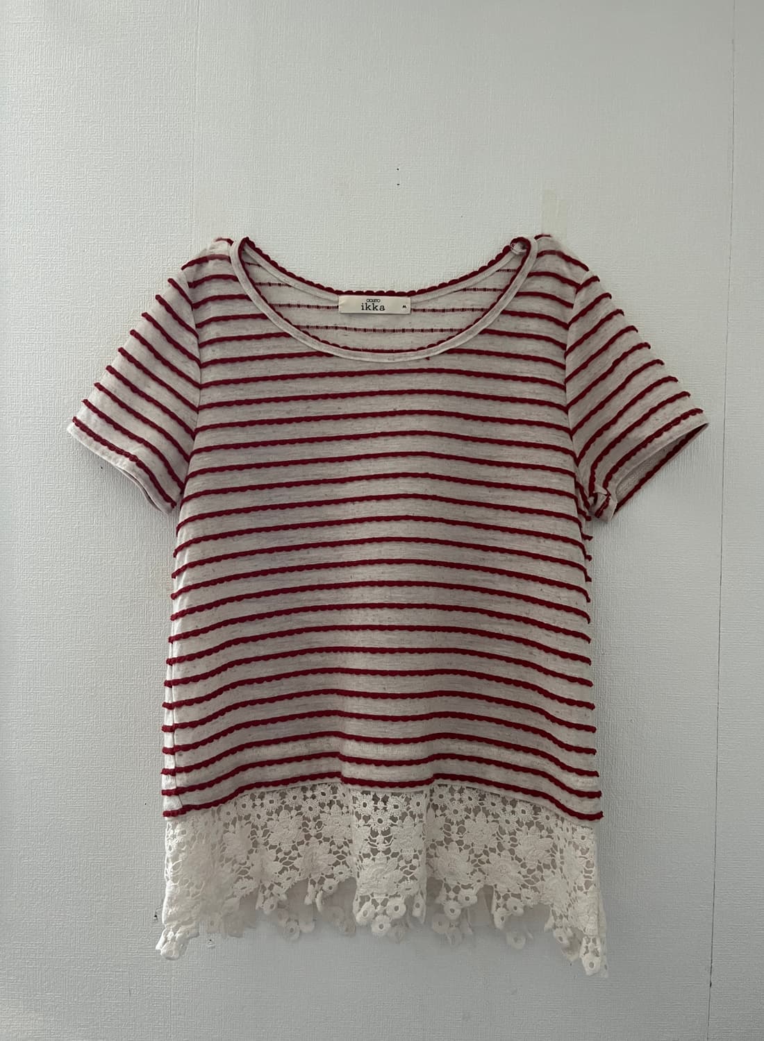 RED STRIPED T-SHIRT 상품이미지1