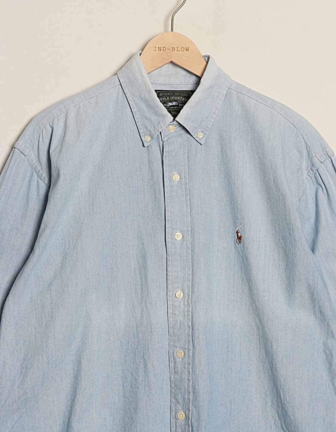 90's POLO COUNTRY Denim Shirts 상품이미지2