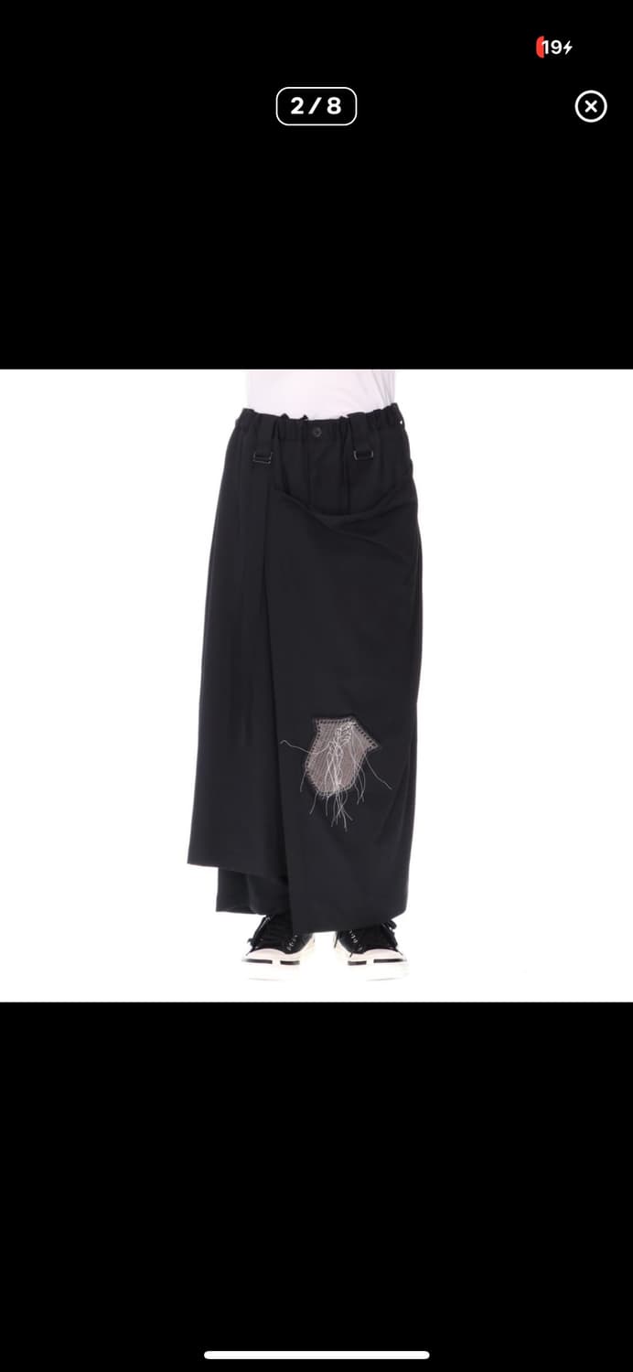 요지야마모토 뿌르옴므 랩 팬츠 (구해요) 상품이미지1