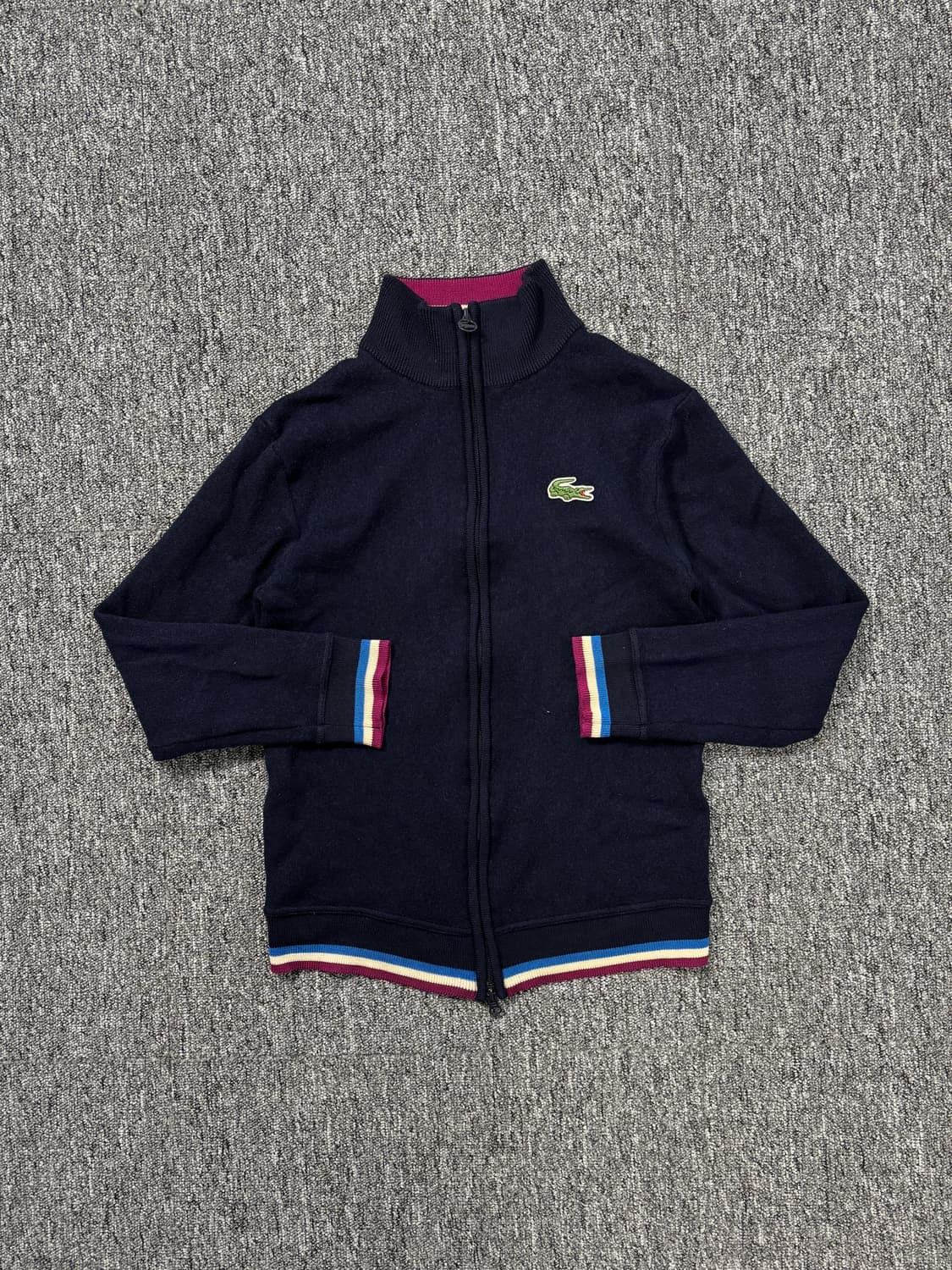 라코스테 풀 집업 니트 상품이미지1