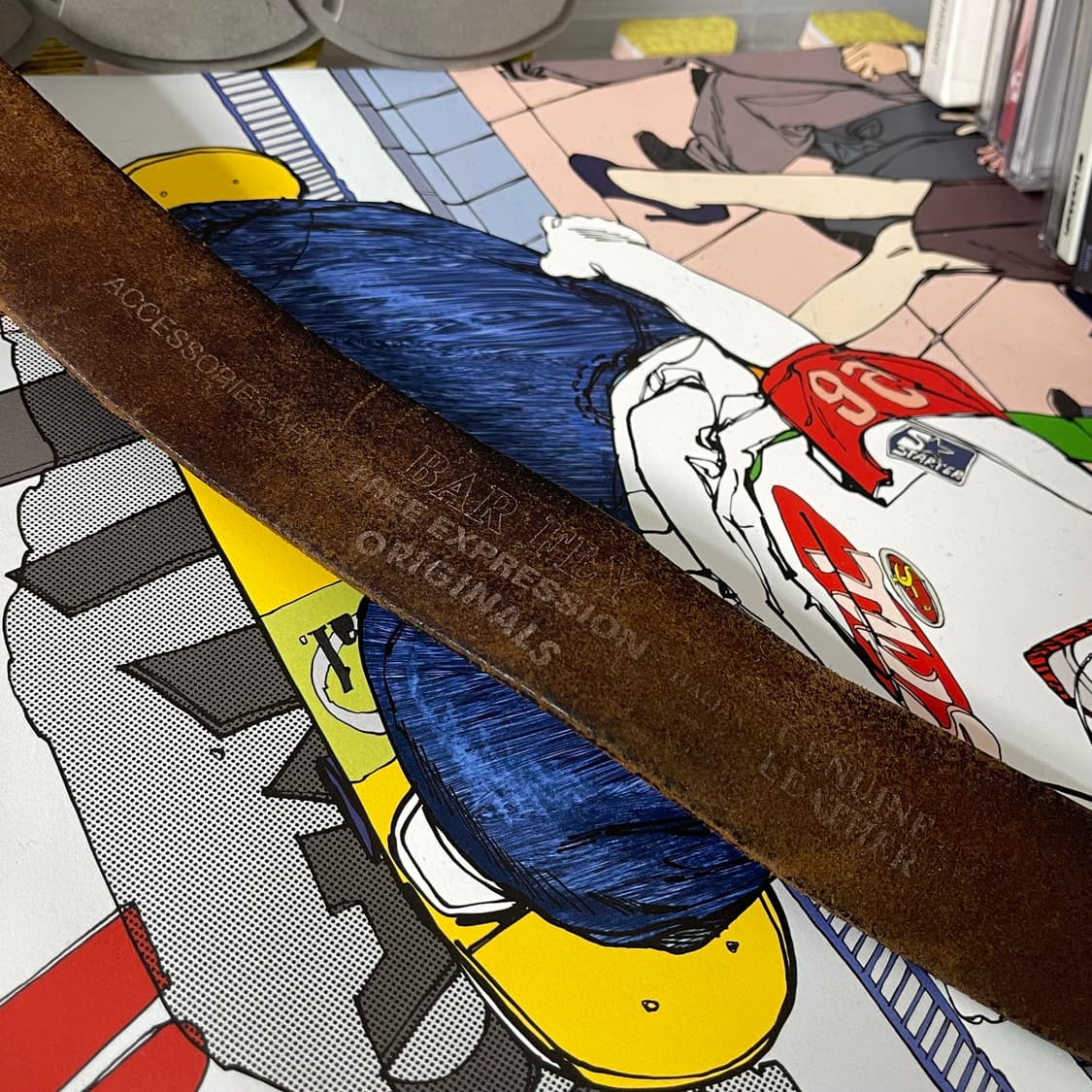 BAR FLY 웨스턴 버클 레더 벨트 상품이미지3