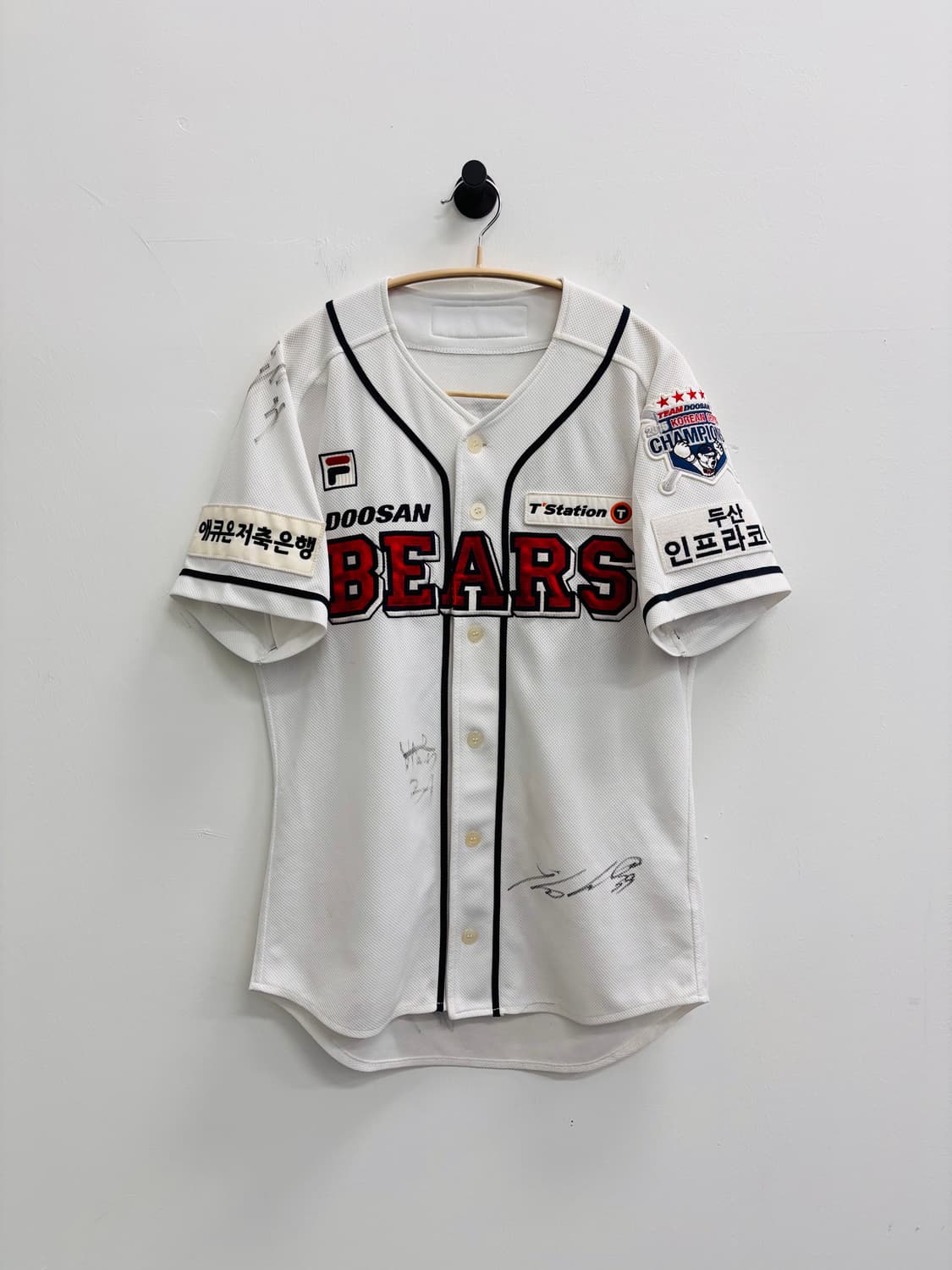2015 두산 베어스(DOOSAN BEARS) 박건우 어센틱 유니폼 상품이미지1
