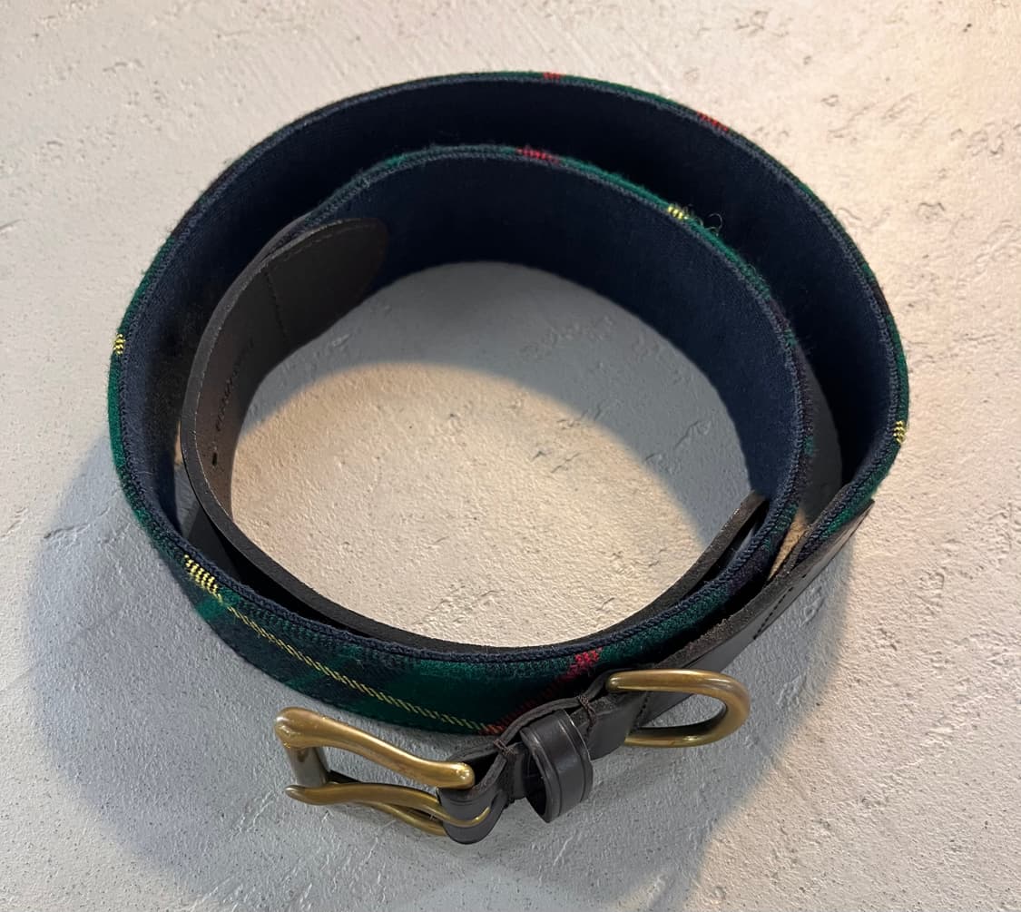 폴로 랄프로렌 가죽/ 체크 벨트 34 상품이미지1