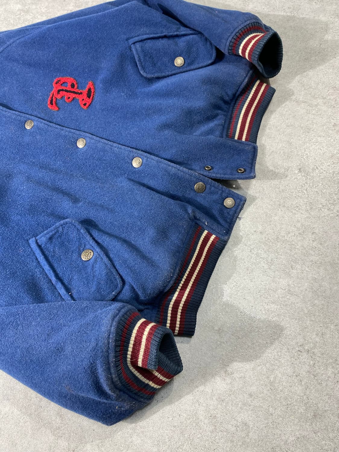 [95-100] 90s Fun Puzzle 빈티지 울 바시티자켓 상품이미지3