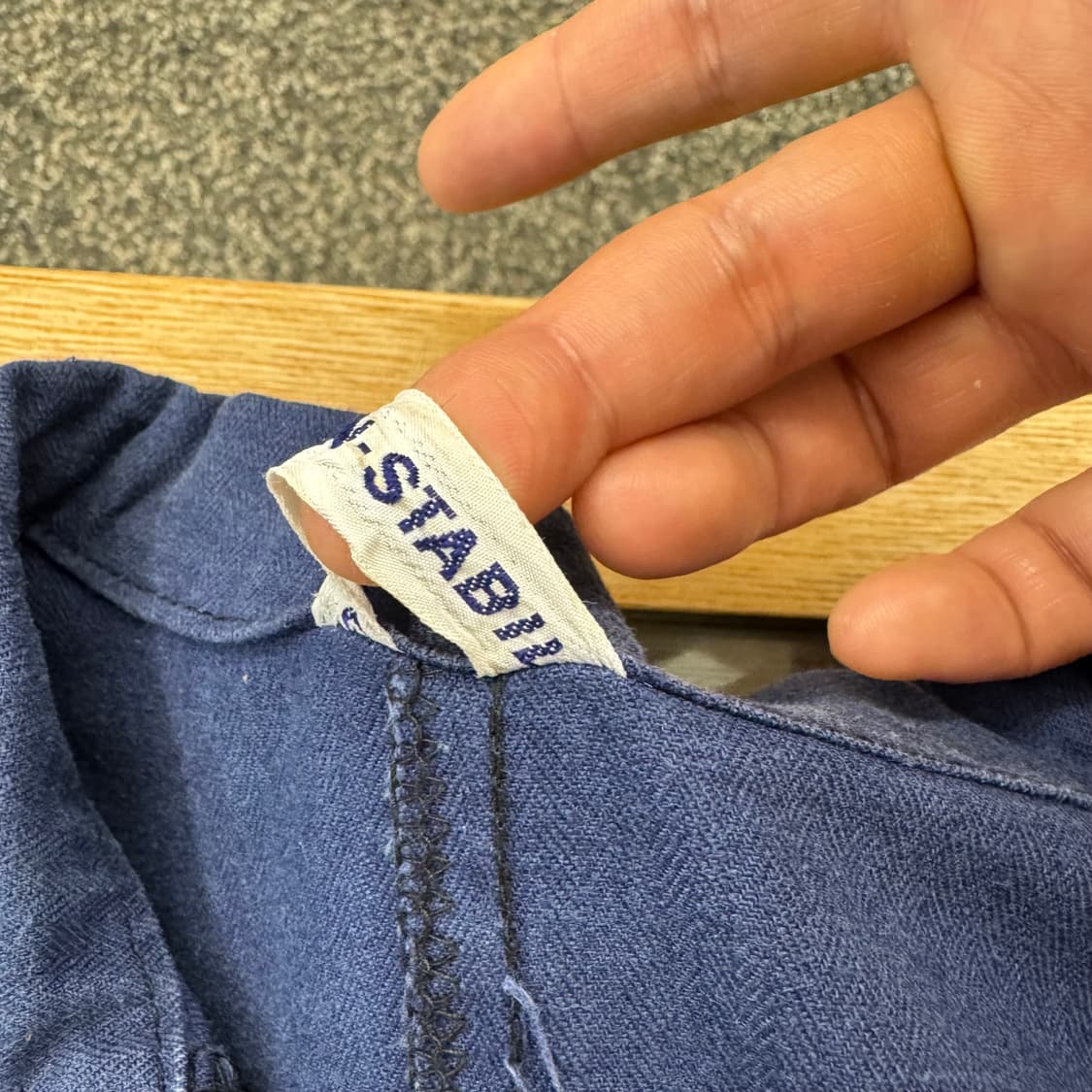 80s 빈티지 프렌치 워크 자켓 (S)   상품이미지6