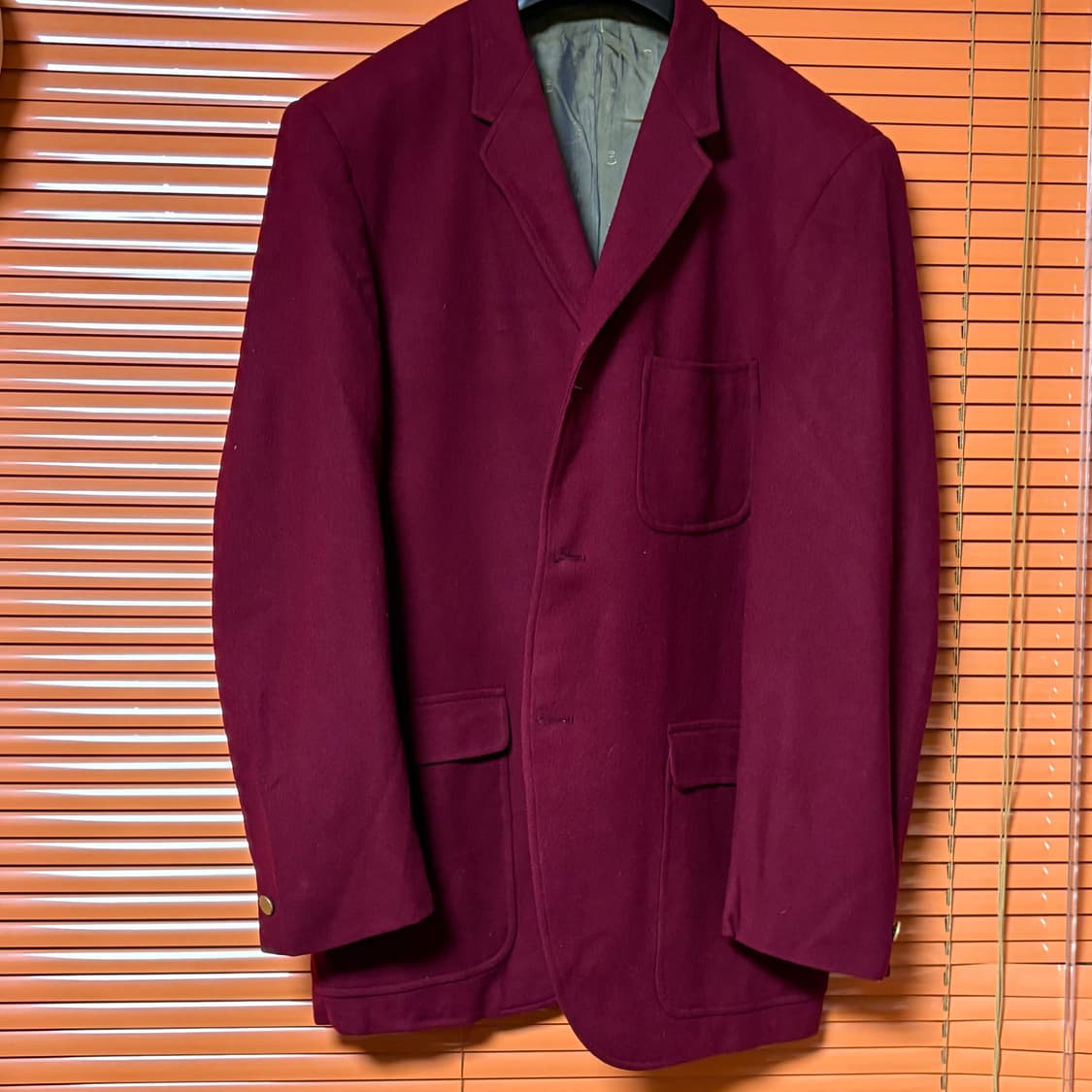 80s USA 테일러드 블레이저 울자켓 상품이미지2