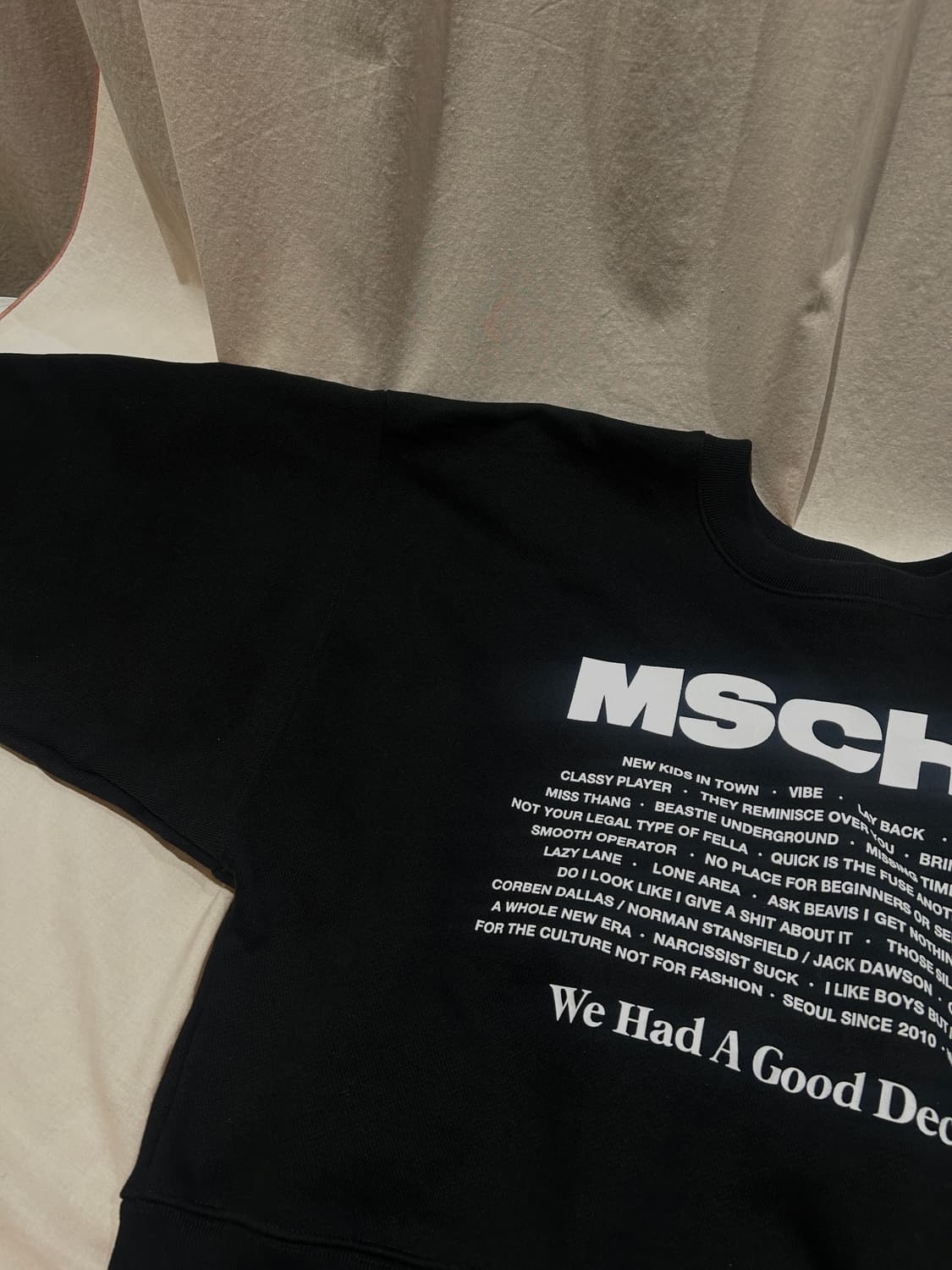 Mischief 미스치프 크롭 맨투맨 M 상품이미지2