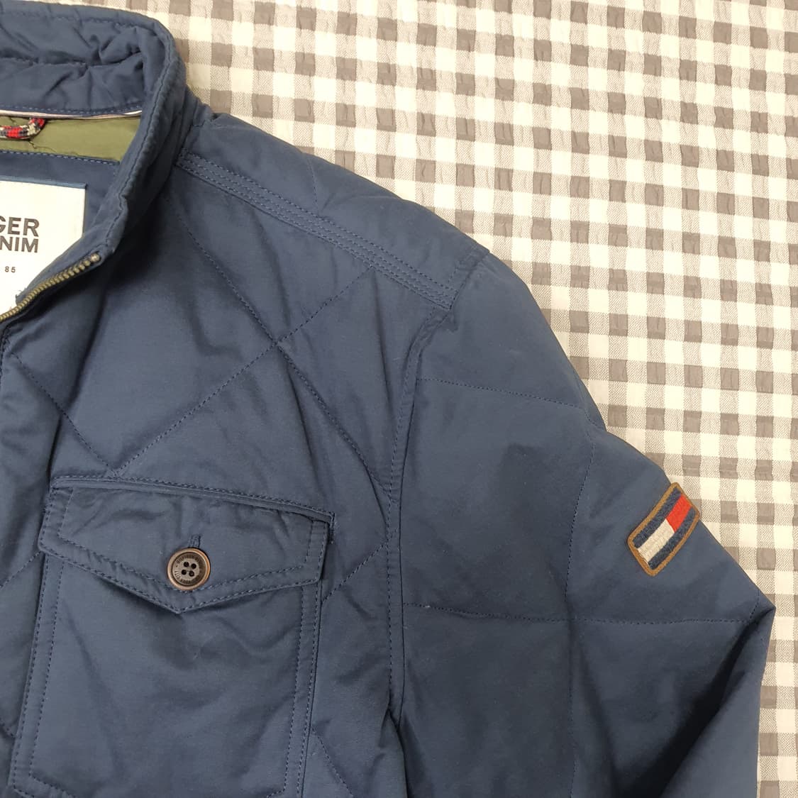타미힐피거 퀼팅 경량패딩 자켓 남자95 상품이미지4