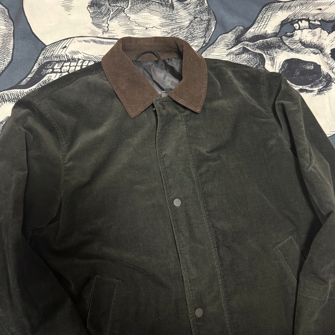 코오롱 에피그램 코듀로이 바버자켓 M사이즈 상품이미지2