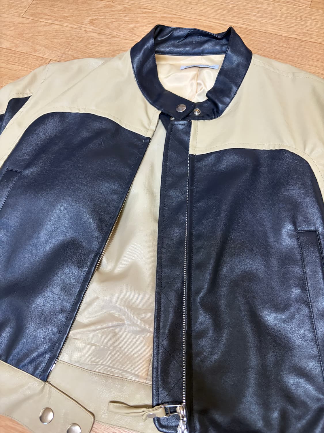 파르티멘토 멀티 카페 레이서 자켓_네이비 상품이미지4