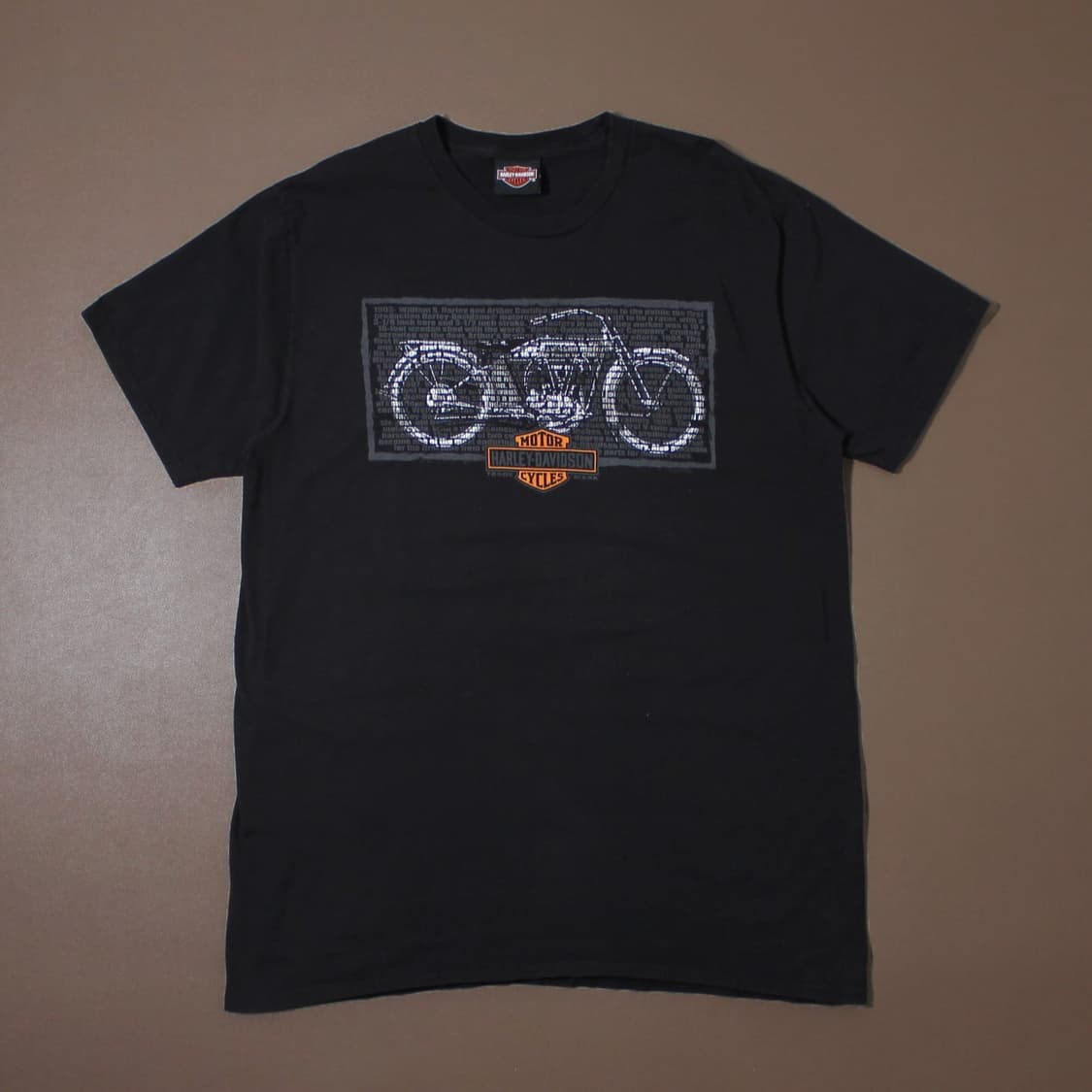 Harley-Davidson 할리 데이비슨 클래식 바이크 그래픽 반팔 상품이미지1