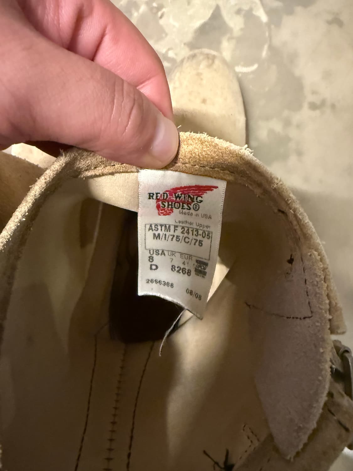 8D(260) 레드윙 8268엔지니어 부츠 상품이미지5