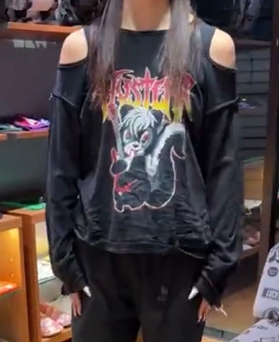 히스테릭글래머 숄더 컷아웃 롱슬리브 상품이미지2