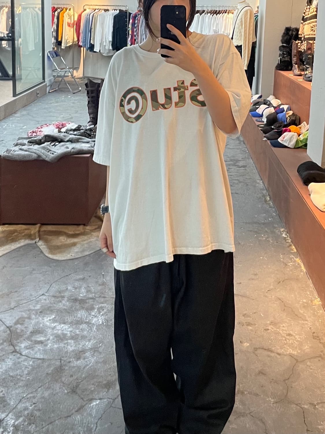 스투시 Stu C. 카모 반팔 H682 상품이미지1