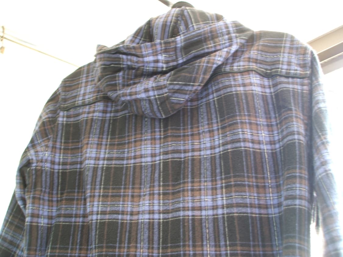 von dutch 체크 후드 집업 상품이미지3