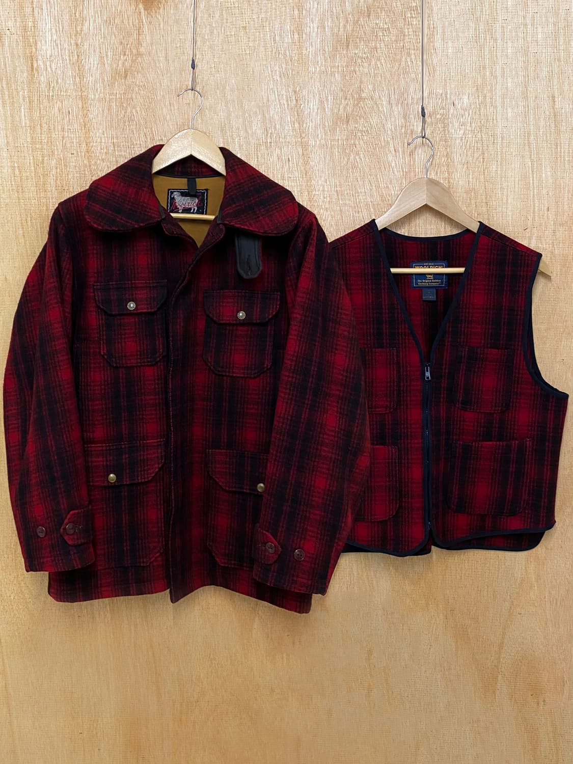 40's WOOLRICH mackinaw set-up 옴브레 매키노 셋업 상품이미지2