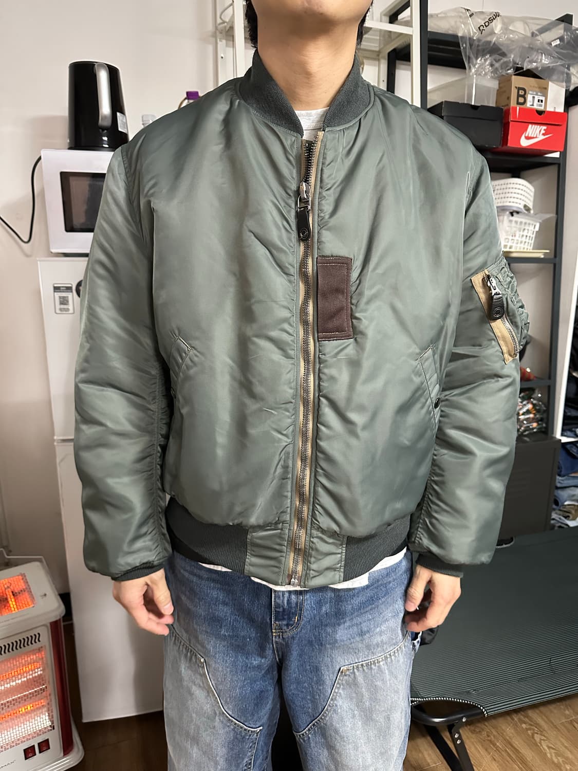 버즈릭슨 알버트터너 MA-1 세이지 그린 2XL 상품이미지2