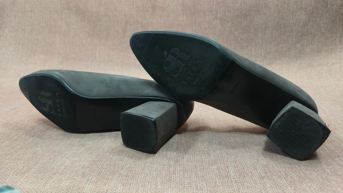 세라 245mm-  양가죽 스웨이드  굽6cm 상품이미지5