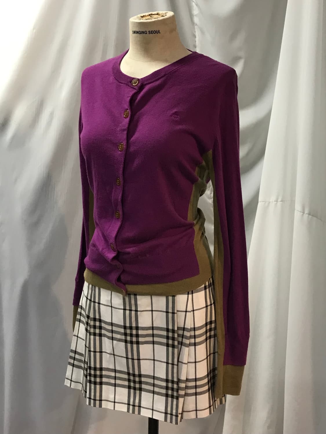 비비안웨스트우드 퍼플 가디건 상품이미지1