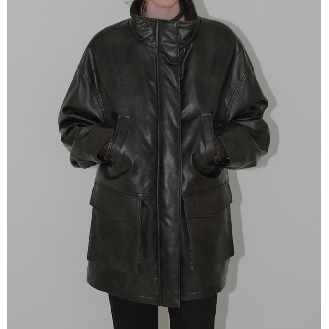 에트몽 레더퍼코트 상품이미지1