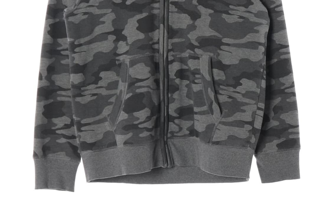 지오다노 카모플라쥬 양털 후드집업 XL 상품이미지5