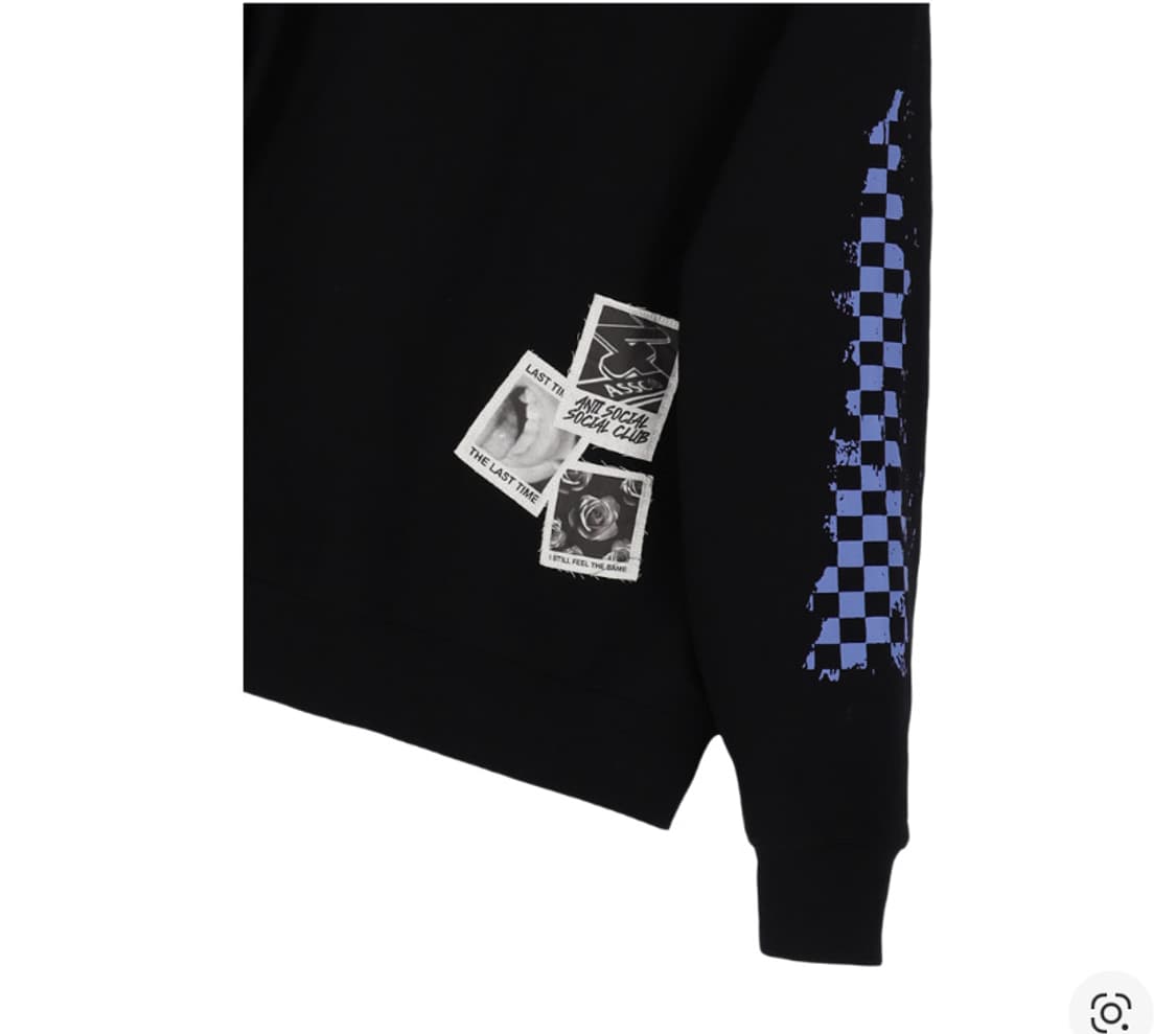 안티소셜소셜클럽 액시던트 후드집업 블랙 상품이미지4