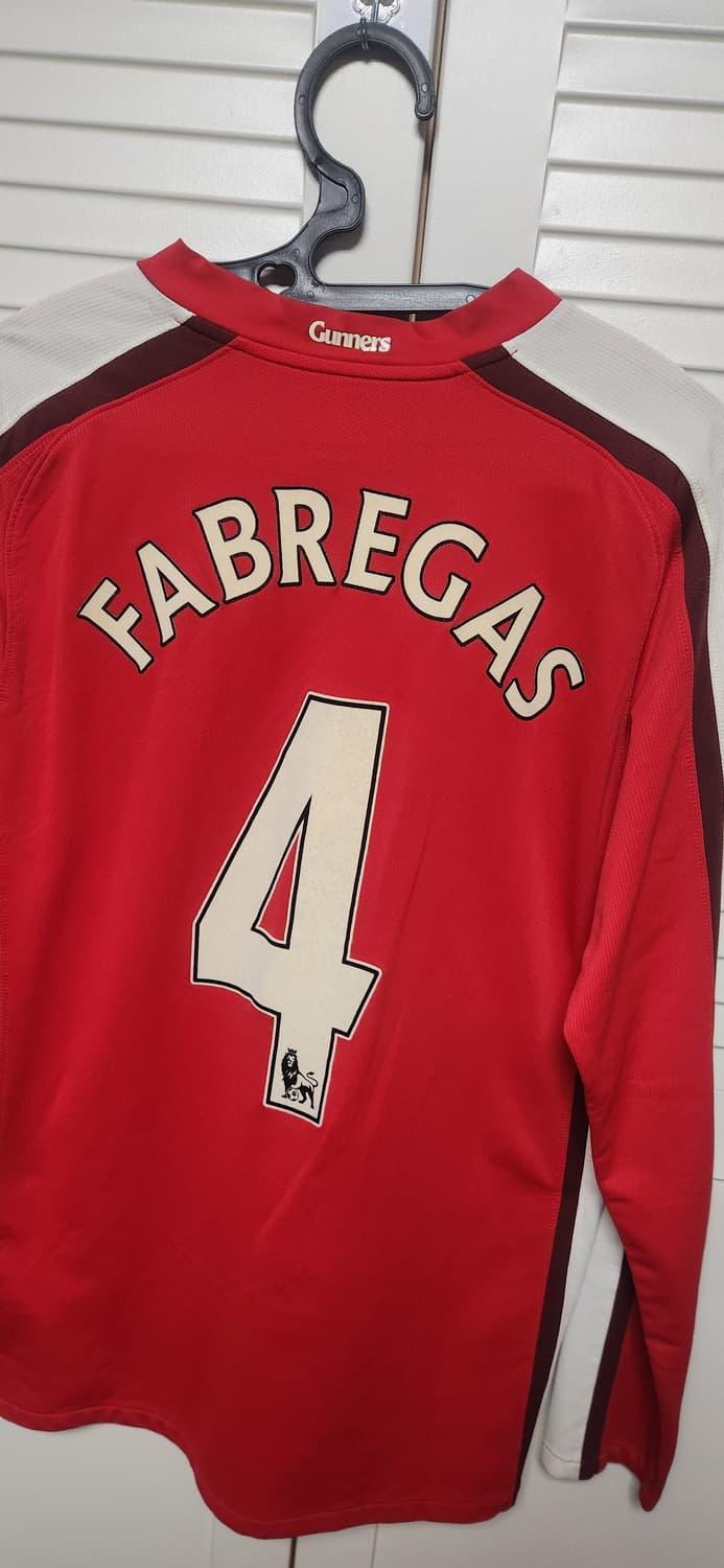 08-10 아스날 홈 긴팔 No.4 파르레가스 나이키 유니폼 상품이미지4