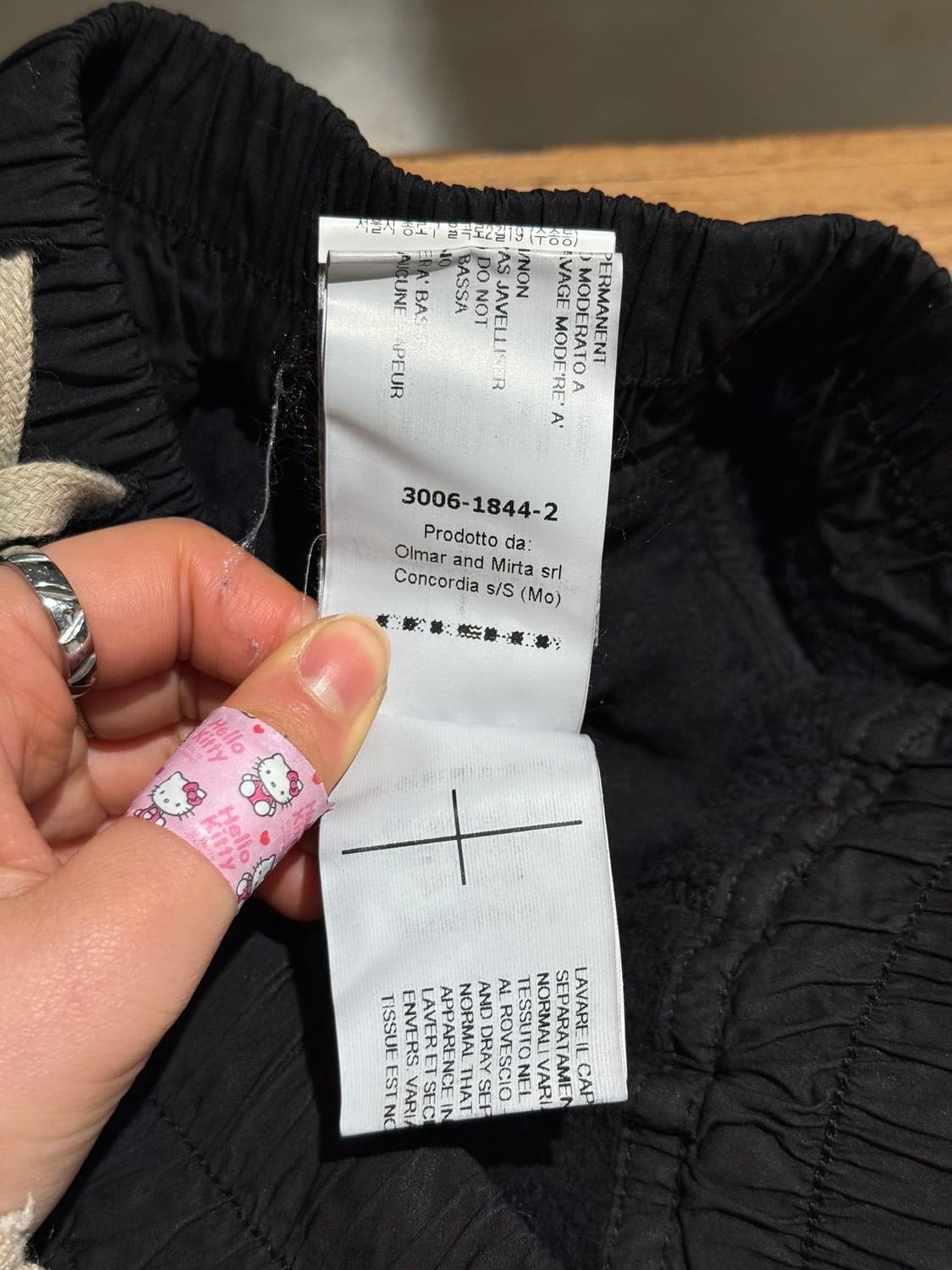 릭 오웬스 다크쉐도우 14fw 블랙 드로우스트링 크롭 팬츠 상품이미지9