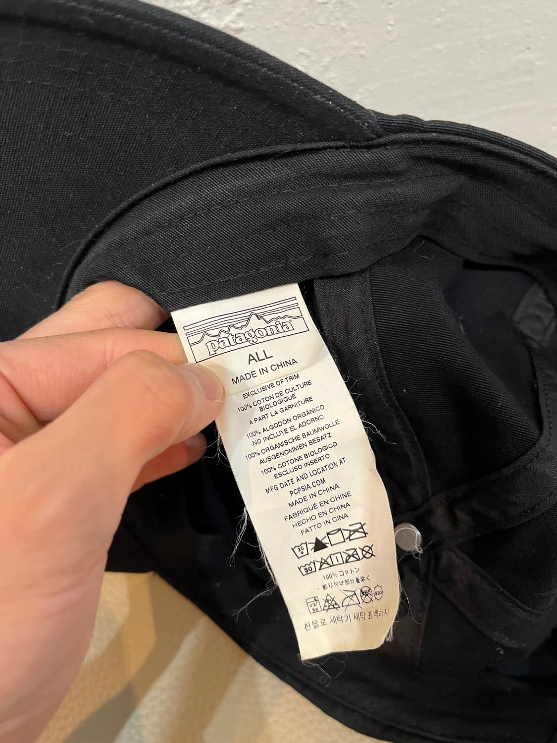 파타고니아 캡 모자 블랙 상품이미지3