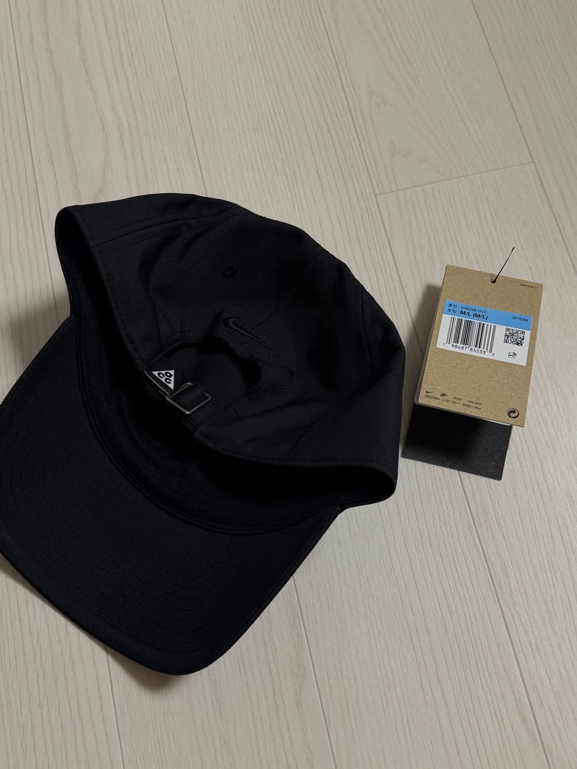 (새상품) 나이키 ACG 클럽캡 블랙 모자 볼캡 상품이미지2