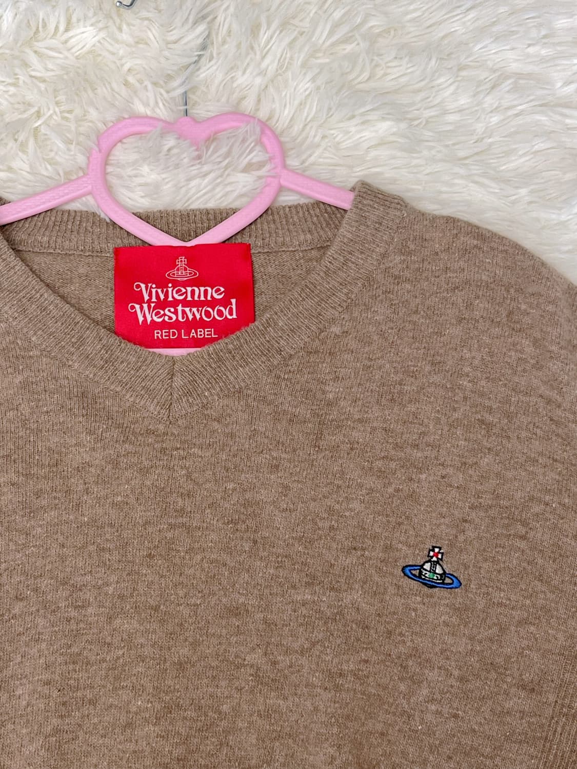 비비안웨스트우드 카키 브라운 니트 상품이미지3