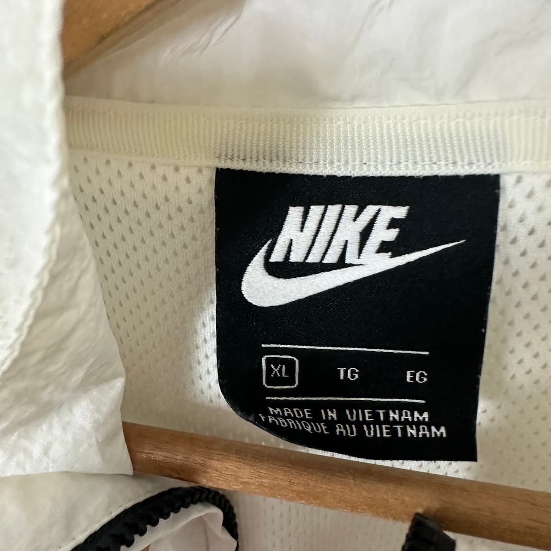 나이키 남자 로고 바람막이 자켓 화이트 XL   YII 상품이미지10