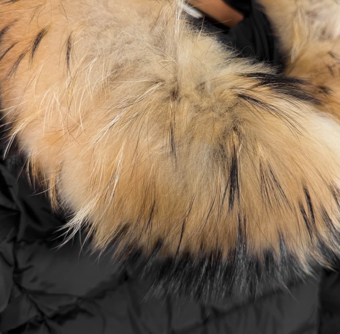 [0사이즈] 몽클레어 여성 클로에 라쿤 퍼 롱패딩 자켓 블랙 상품이미지6