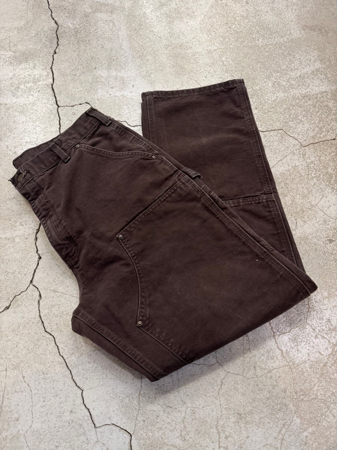 칼하트 B136 DKB 더블니 워크팬츠 상품이미지6