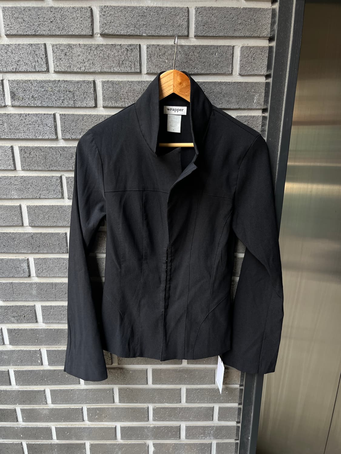90s Wrapper 후크 자켓 블랙 상품이미지6