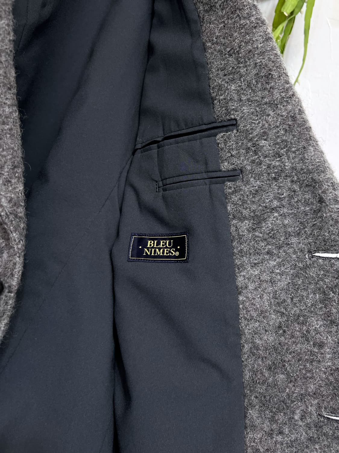 NIMES Wool Blend Tailored Jacket Fabric  상품이미지7