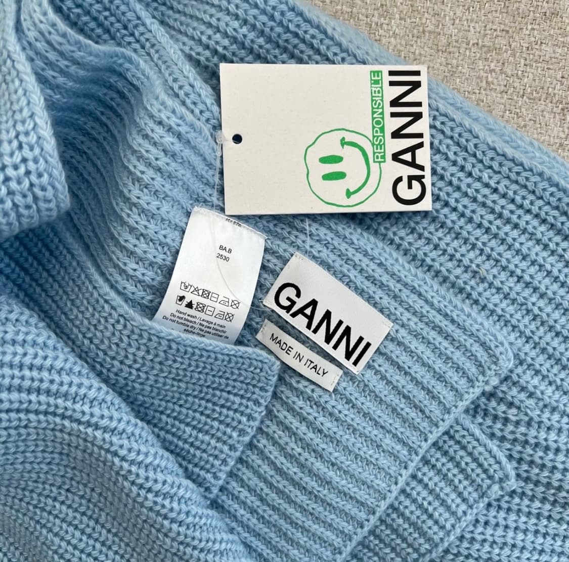 가니 GANNI 리사이클울니트 비니 머플러세트 정품 상품이미지9