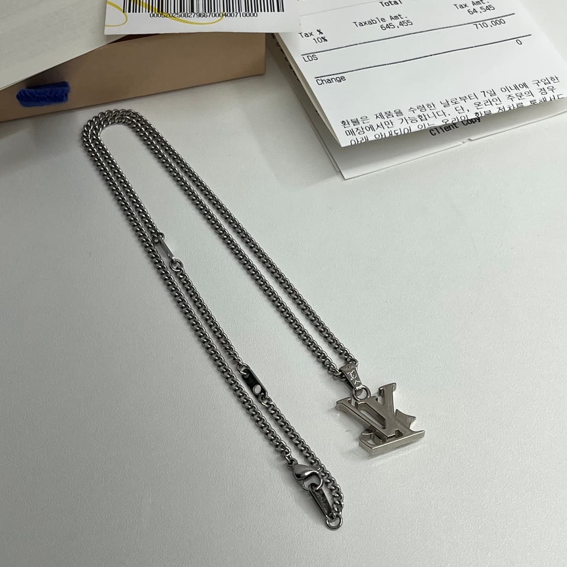 루이비통 모노그램 로우 목걸이 (풀박스) 상품이미지5