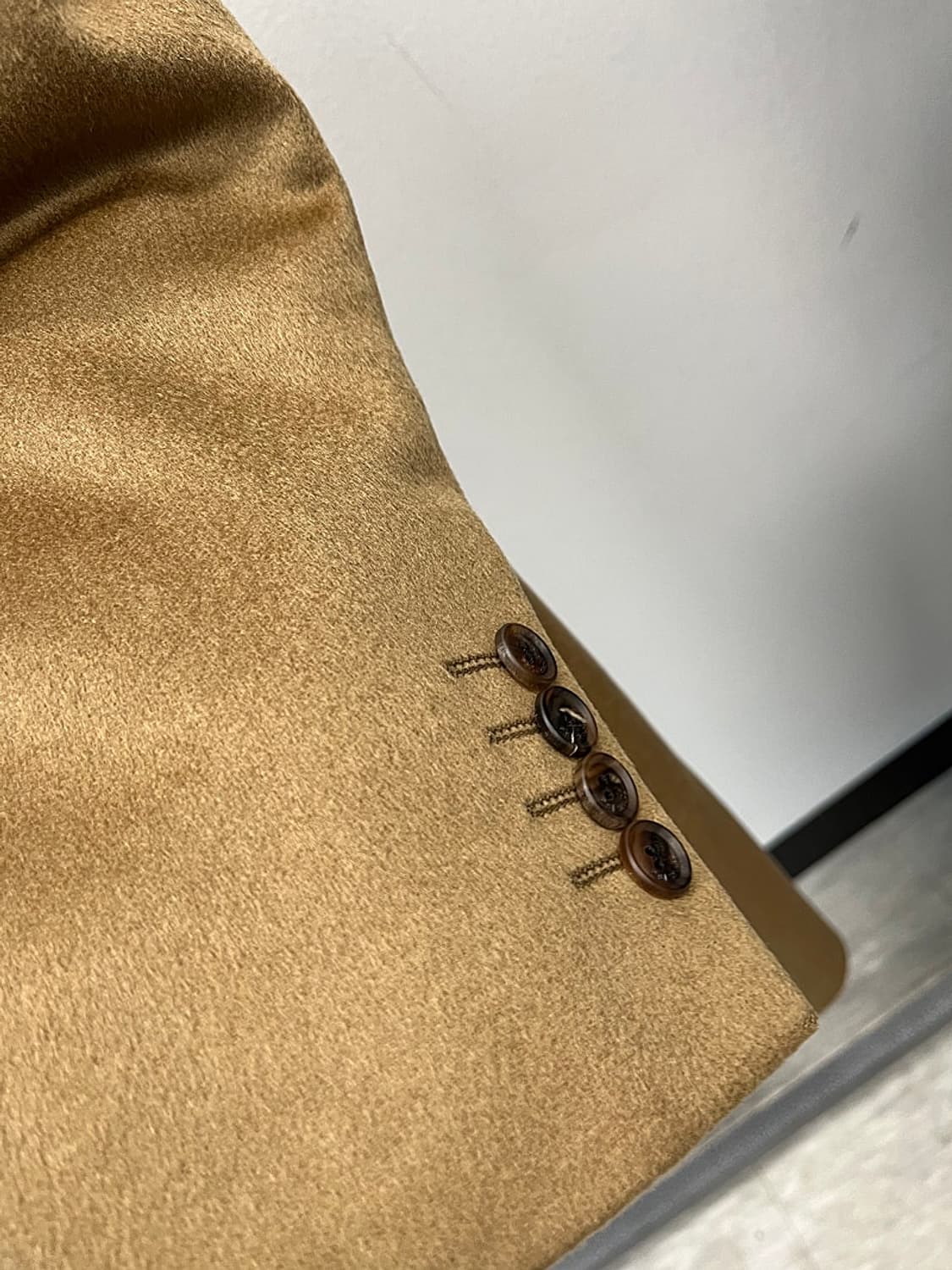 95) 폴스튜어트 카멜 캐시미어100% 코트  상품이미지2