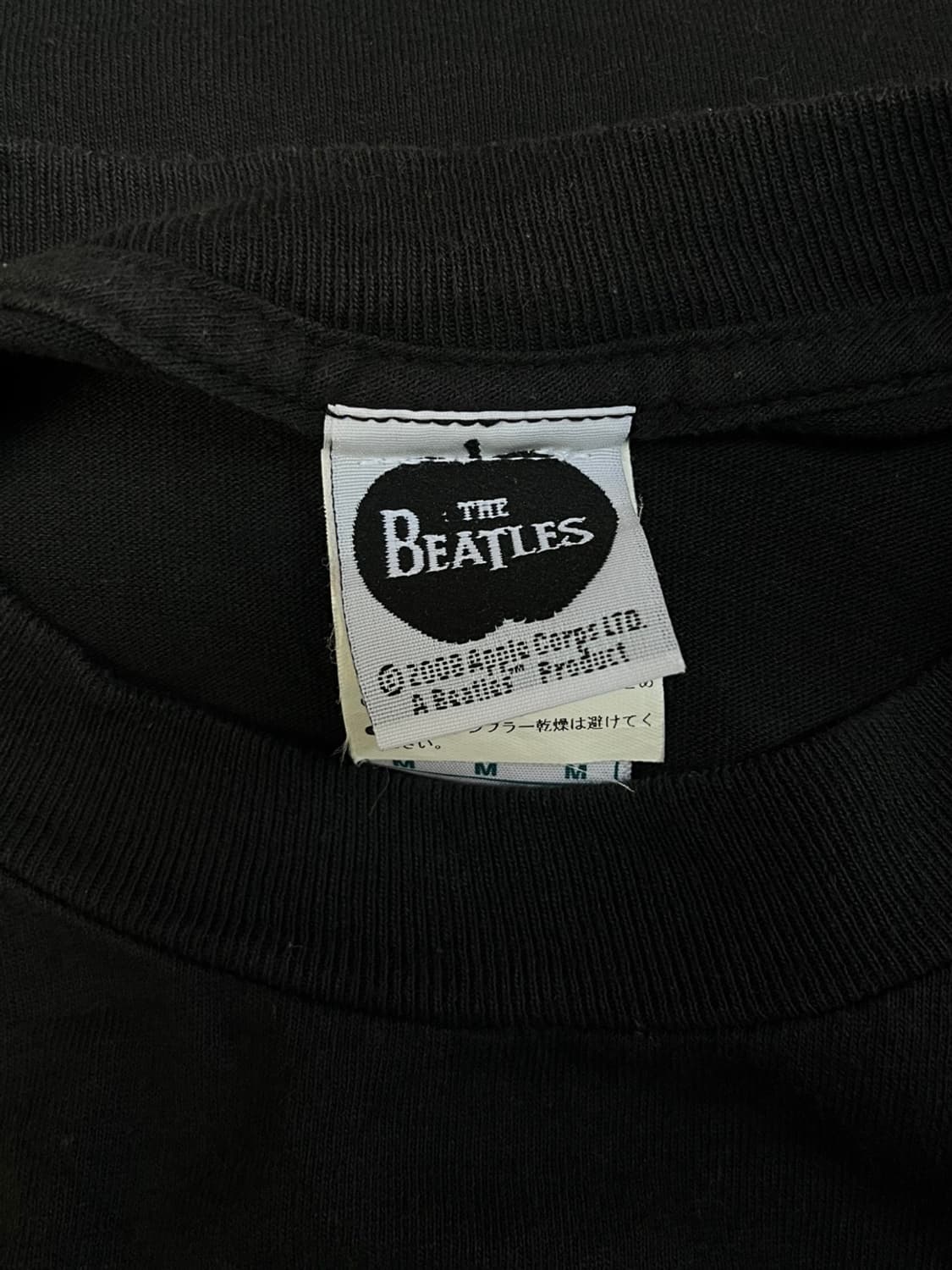 *rare* 2004 Beatles Black Print T-shirt 상품이미지2