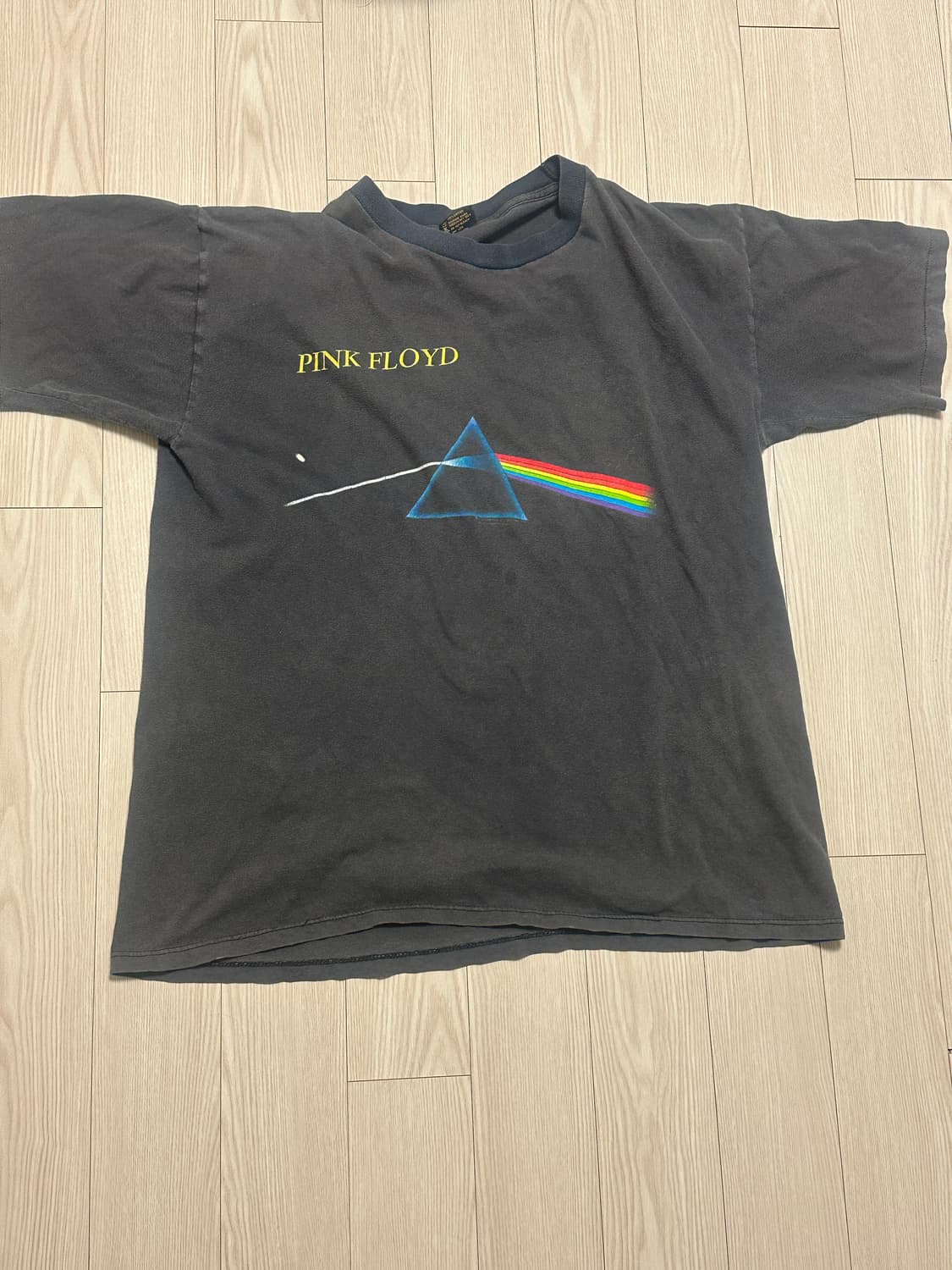90s 핑크플로이드 빈티지 프리즘 밴드 티셔츠 상품이미지1