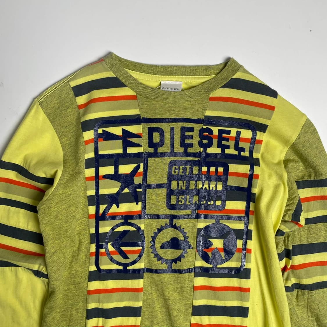 Diesel 스프라이프 엘로우 롱슬리브  상품이미지2