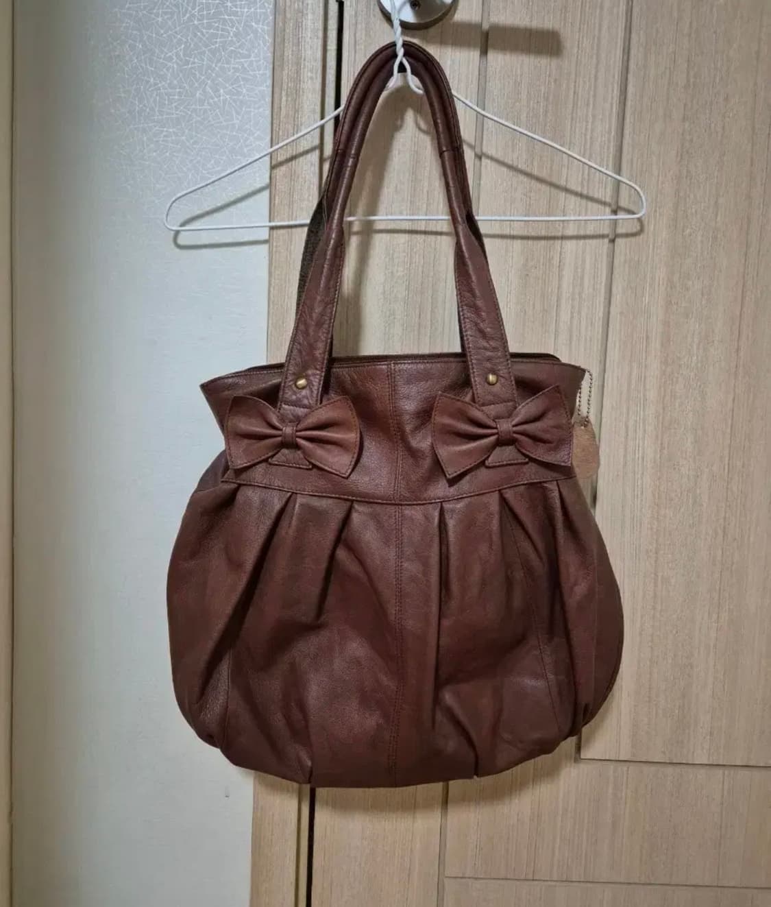 빈티지 모리 리본 숄더백 가방 상품이미지1