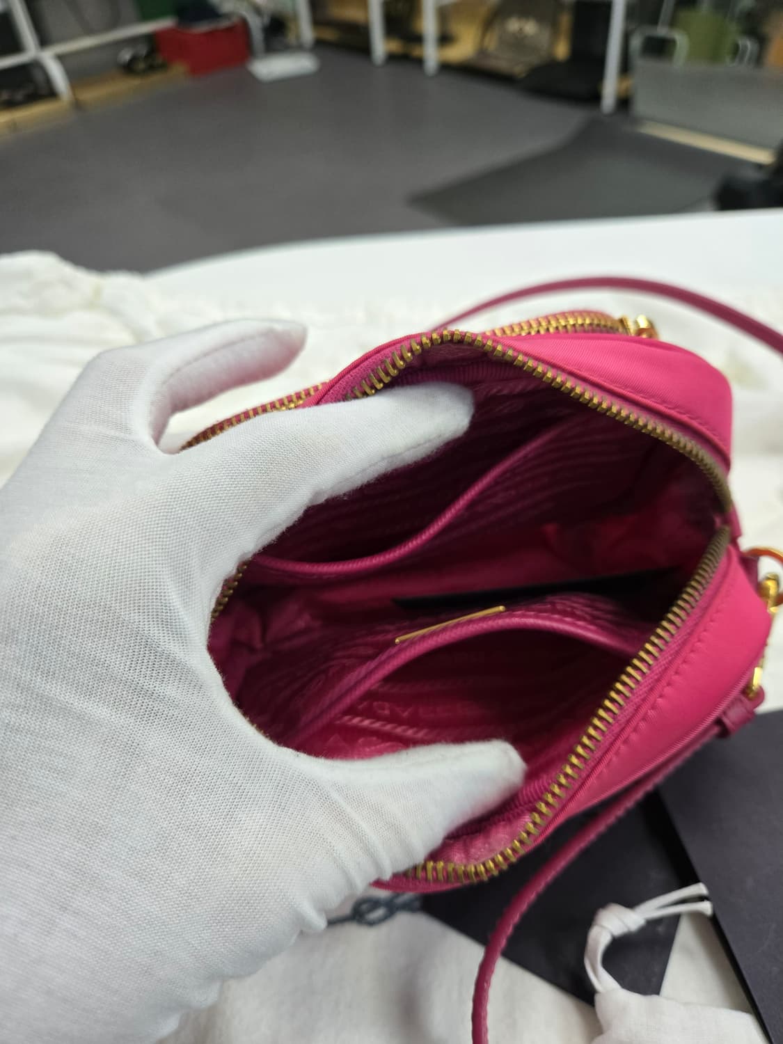 [A급컨디션]프라다 사피아노 미니백 상품이미지4